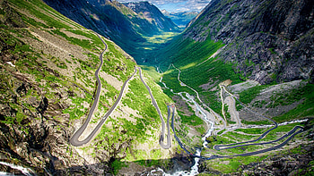 Trollstigen, Norway HD wallpaper