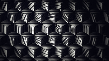 Glitch art, hexagonal pattern, illusion HD wallpaper