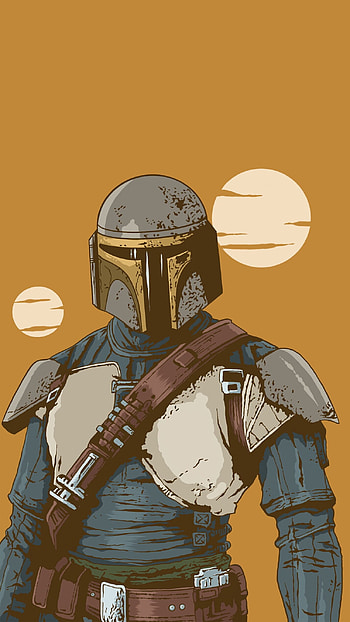 The Mandalorian mobile, Exquisite design, Mobile backgrounds, Dynamic scenes HD phone wallpaper