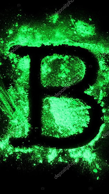 B Name, Green, Black HD phone wallpaper