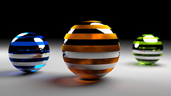 3D, Surface, Balls, Rendering HD wallpaper