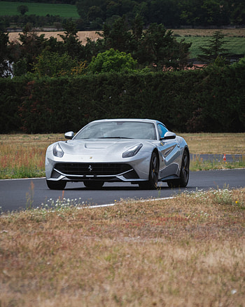 Sports, Ferrari, Cars, Road, Car, Front View, Sports Car HD phone wallpaper