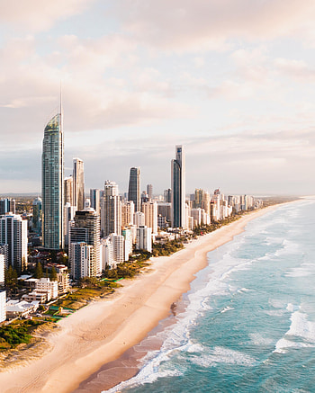 Cities, Sea, Beach, City, Building, Coast HD phone wallpaper