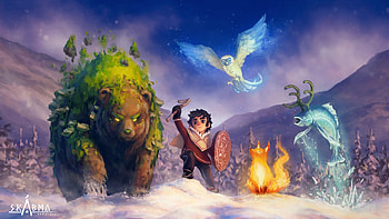 Skabma Snowfall, game, Video, Snowfall, Skabma HD wallpaper
