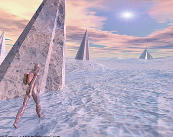PlanetZar, graphic, man HD wallpaper