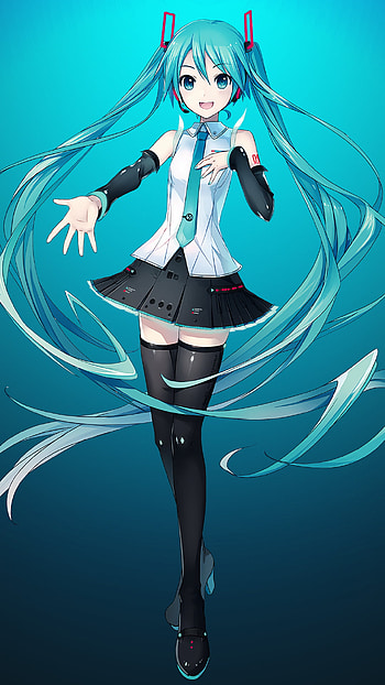 Hatsune Miku Anime Vibes – Vibrant Vocaloid , Hatsune Miku, Anime, Vocaloid HD phone wallpaper