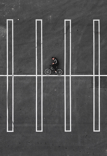 Markup, Minimalism, Wall, Cyclist HD phone wallpaper