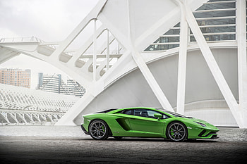 Lamborghini Aventador S Side View 2018, lamborghini-aventador-s, lamborghini-aventador, lamborghini, cars, 2018-cars HD wallpaper