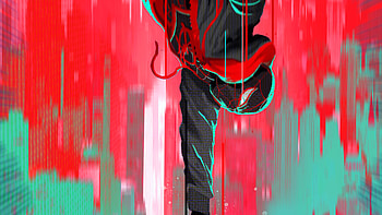 Spider-Man: Into the Spider-Verse, Animated superhero adventure, Digital artwork, Captivating characters HD wallpaper
