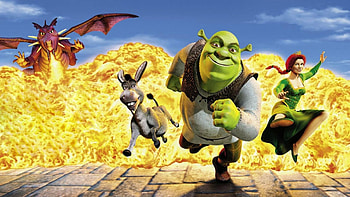 Shrek extra large , Cartoon animation HD wallpaper