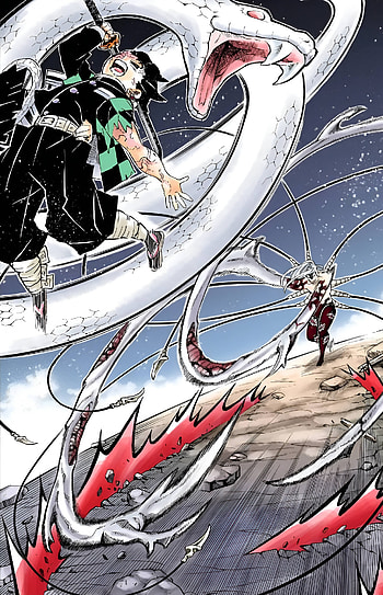 Demon Slayer: Serpent Sky Duel — , Anime, Demon Slayer: Kimetsu no Yaiba HD phone wallpaper