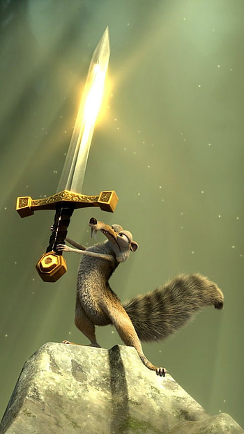 sword, squirrel, movie HD phone wallpaper
