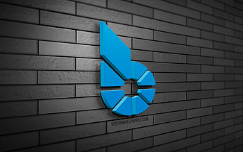 BitShares 3D logo, , gray brickwall, creative, cryptocurrency, BitShares logo, 3D art, BitShares HD wallpaper