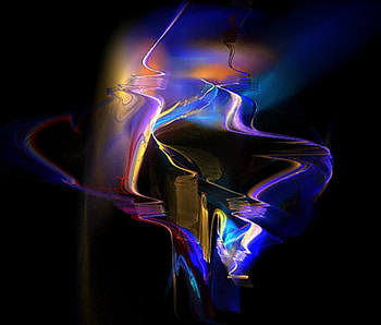 Spewn Colors, purple, pink, art, blues, yellow, fractal, orange HD wallpaper