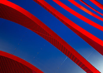 Urban Colors Petersen Automotive Museum , shapes, abstract, graphy HD wallpaper