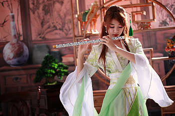Flute in resolution, High definition , Serene melodies, Ultra HD wallpaper