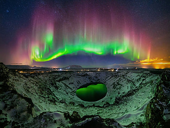 Aurora-Borealis, Borealis, Nature, sky, Aurora HD wallpaper