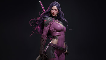 Psylocke , psylocke, superheroes, fantasy-girls, artist, artwork, digital-art, artstation HD wallpaper
