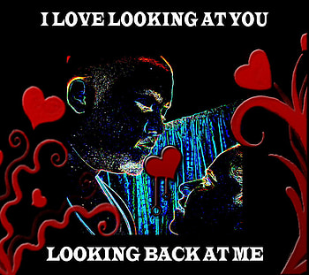 Loving Eyes...., love, red, heart of mines, hearts, eyes, emotions, forever HD wallpaper