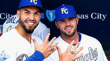 Eric Hosmer and Mike Moustakas, Kansas City Royals HD wallpaper