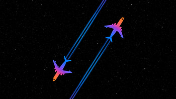 Planes Crossing Minimal , planes, minimalism, minimalist, artist, artwork, digital-art, dark, black HD wallpaper