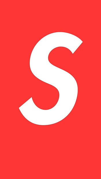 S For Lively, Red Background HD phone wallpaper