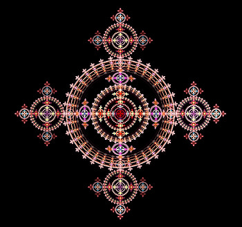 Abstract, Circles, Pattern, Fractal, Symmetry HD wallpaper