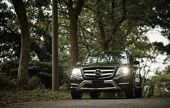 Cars, Lights, Front View, Mercedes-Benz, Mercedes, Headlights, Mercedes-Benz Glk350 HD wallpaper