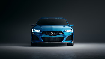 Acura Type S Concept, blue car, 2019 HD wallpaper
