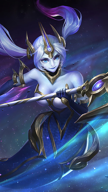 Nami, League of Legends, Cosmic, Ultra HD phone wallpaper