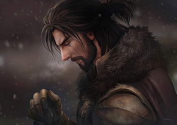 Warrior Digital Drawing, warrior, digital-art, artist, artwork, deviantart HD wallpaper