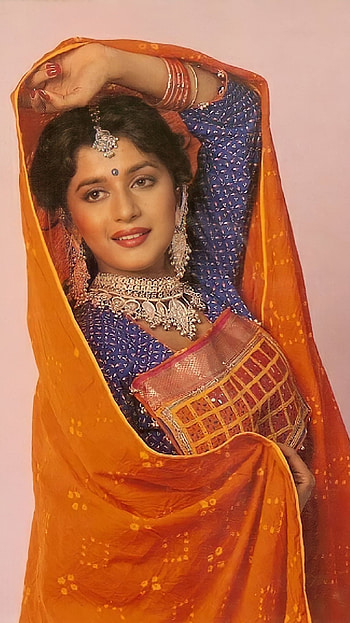 Madhuri Dixit, bollywood actress HD phone wallpaper