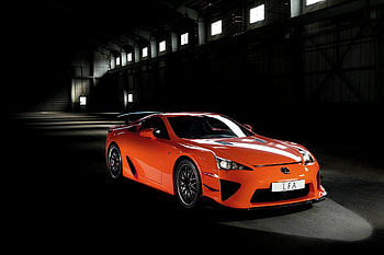 Lexus LFA, Orange cars HD wallpaper