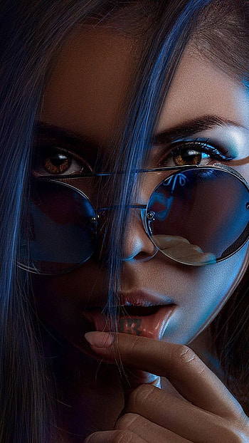 Girl, jaw, lip HD phone wallpaper