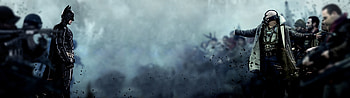 The Dark Knight Rises, Batman vs Bane, 3840x1080 HD wallpaper