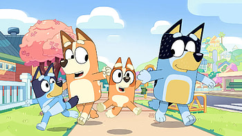 Bluey Banner, Bluey HD wallpaper