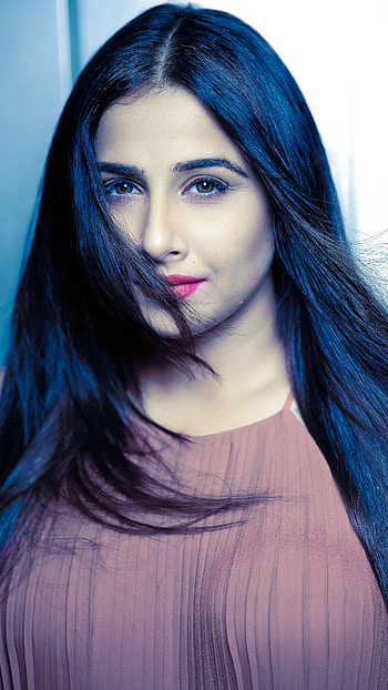 Vidya Balan, bollywood actress, rosy lips HD phone wallpaper