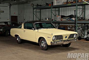 66-Plymouth-Barracuda, classic, 1966, yellow, mopar HD wallpaper