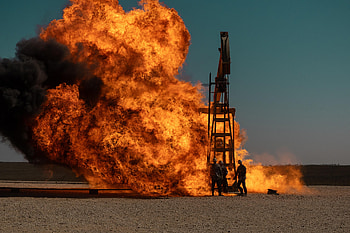 Explosive Moments from Landman -, TV Show, Landman HD wallpaper