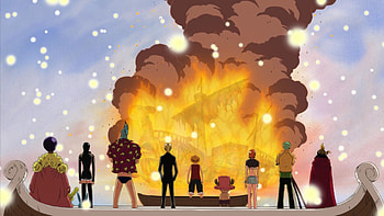 One Piece - Straw Hats' Fiery Farewell, One Piece HD wallpaper