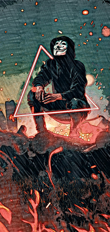 Anonymous, art, ghost HD phone wallpaper