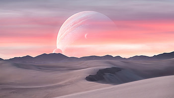 Evanescent, digital-universe, planet, artist, artwork, digital-art, artstation HD wallpaper