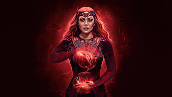 Scarlet Witch Digital Dystopia, scarlet-witch, superheroes, artwork, digital-art, art, artstation HD wallpaper