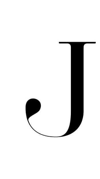 J Letter, Black HD phone wallpaper