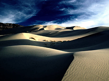 Nature, Sky, Mountains, Clouds, Sand, Desert, Lines, Shadows, Dunes, Links HD wallpaper