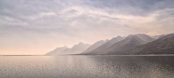 Landscape, Nature, Mountains, Sea, Fog HD wallpaper