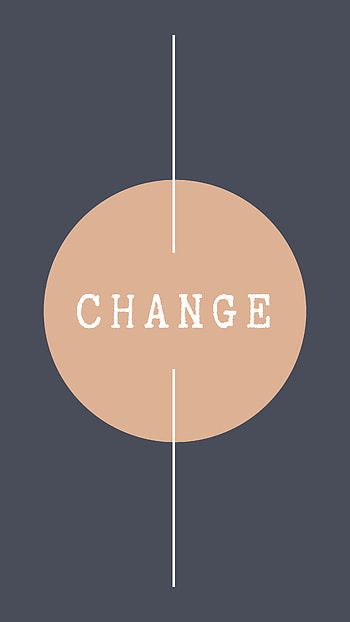 Words, Lines, Inscription, Circle, Change HD phone wallpaper