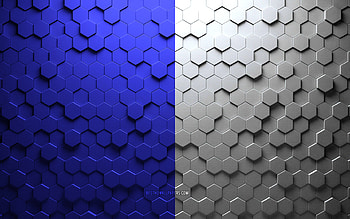 Flag of Cavan, honeycomb art, Cavan hexagons flag, Cavan 3d hexagons art, Cavan flag HD wallpaper
