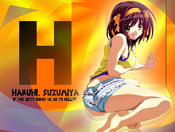 Melancholy of Suzumiya Haruji, softbeautry, ecchigirl HD wallpaper