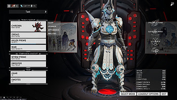 [Warframe][Outfit][Captura][Chroma] Blue Eyes White Dragon HD wallpaper